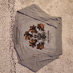 Grey Saskatchewan Hardpressed studio sweatshirt size small